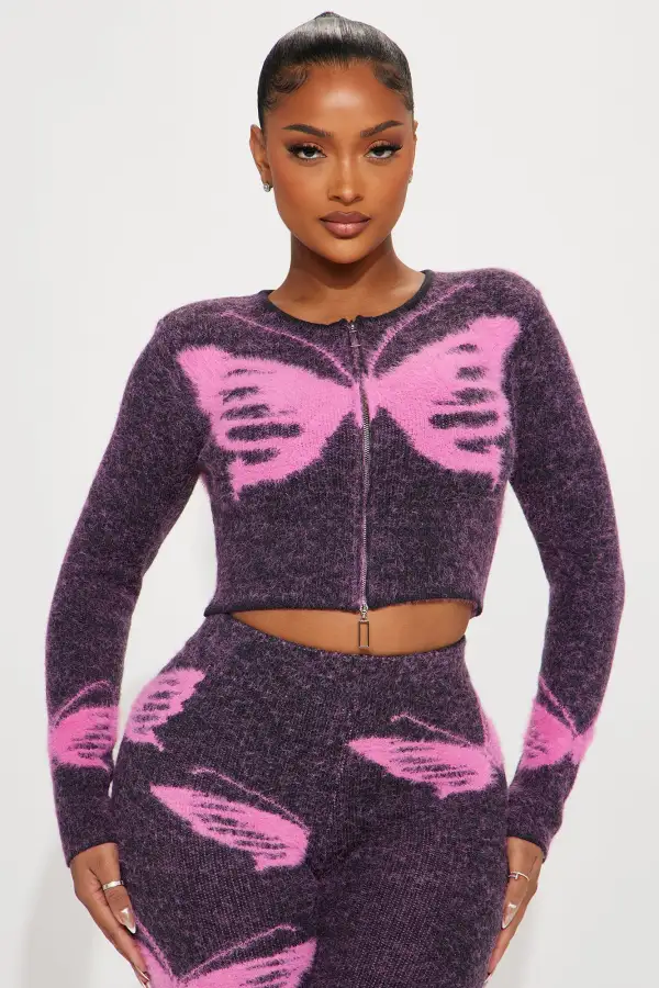 Butterfly Dreams Legging Set - Pink/combo