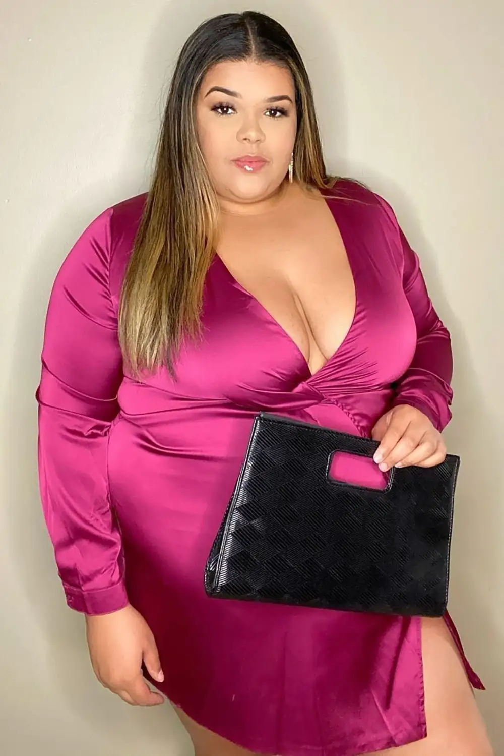 Sugar Free Dress - Burgundy