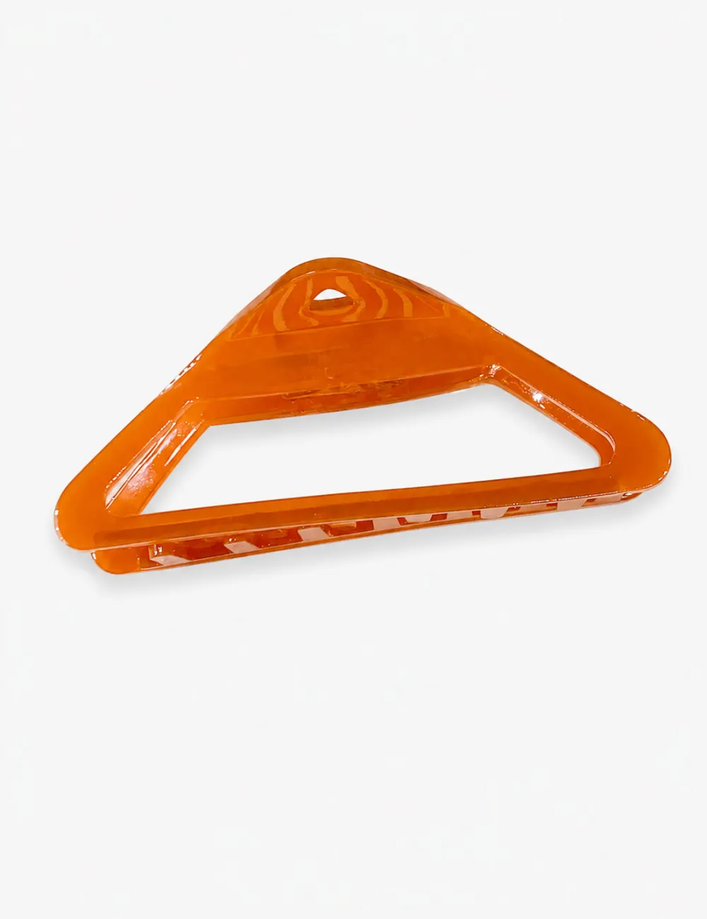 Triangular Hollow Marbled Hair Clip