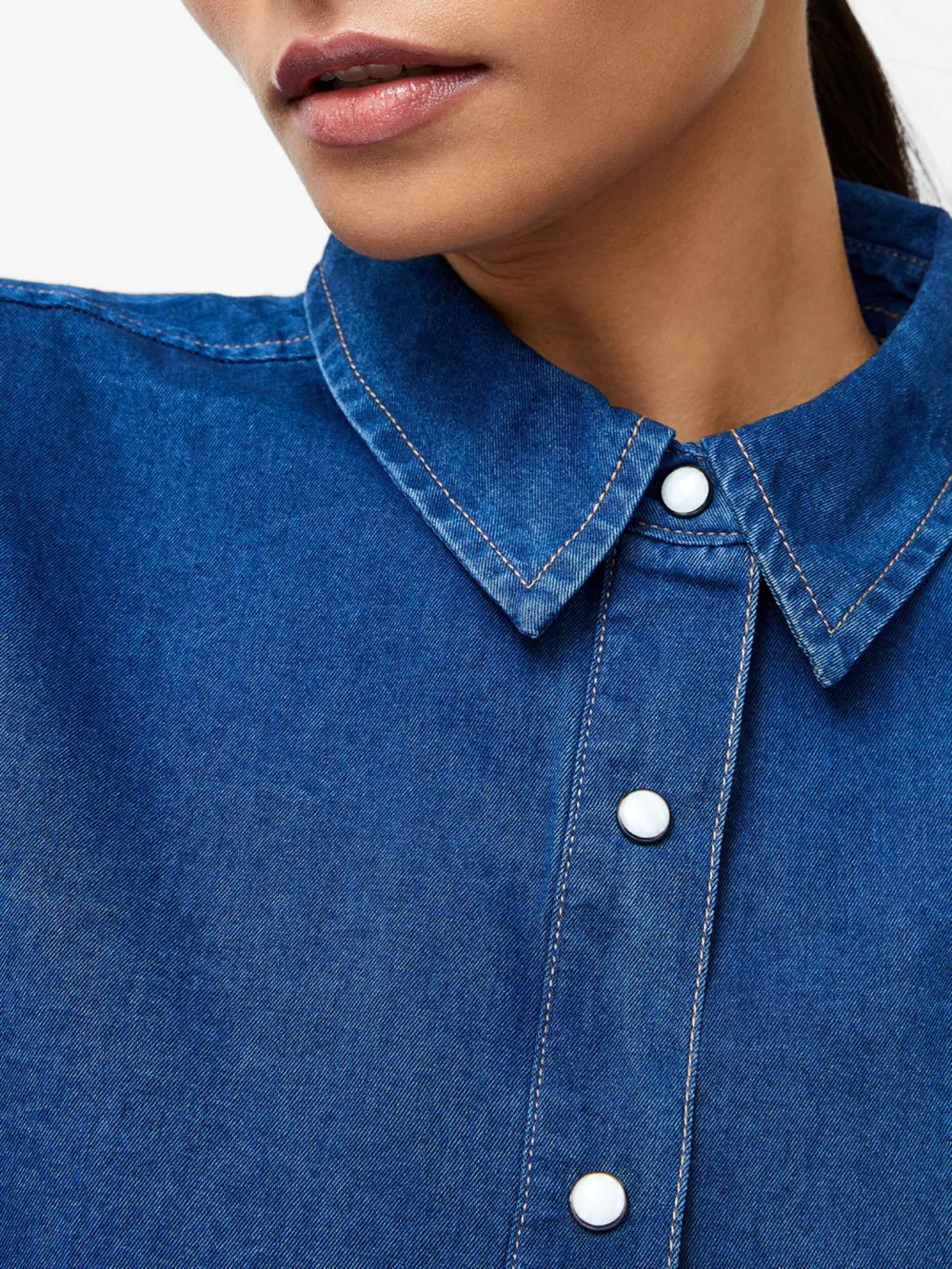 Soft Breathable Cotton Balloon Sleeve Shirt