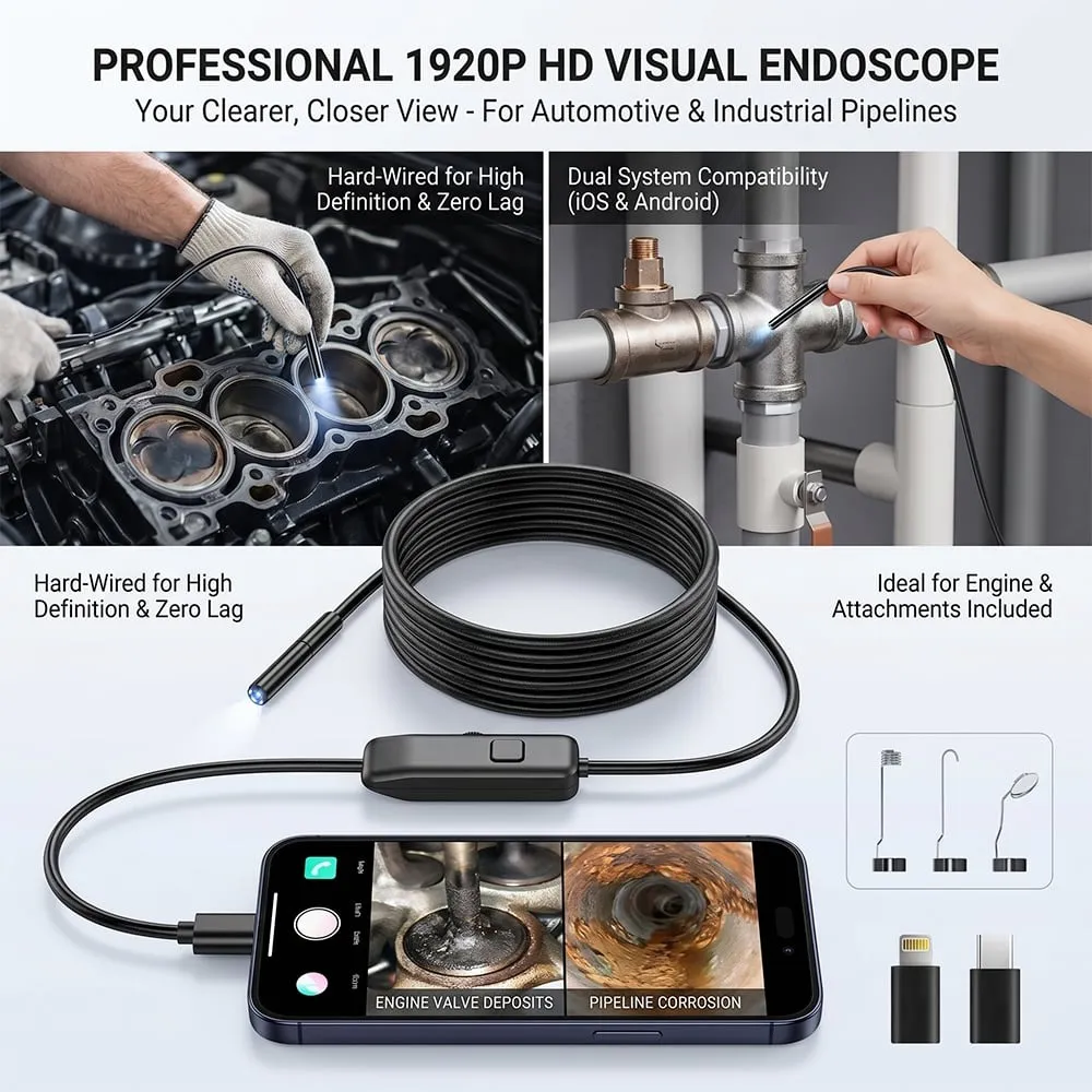 1920P HD Endoscope Camera