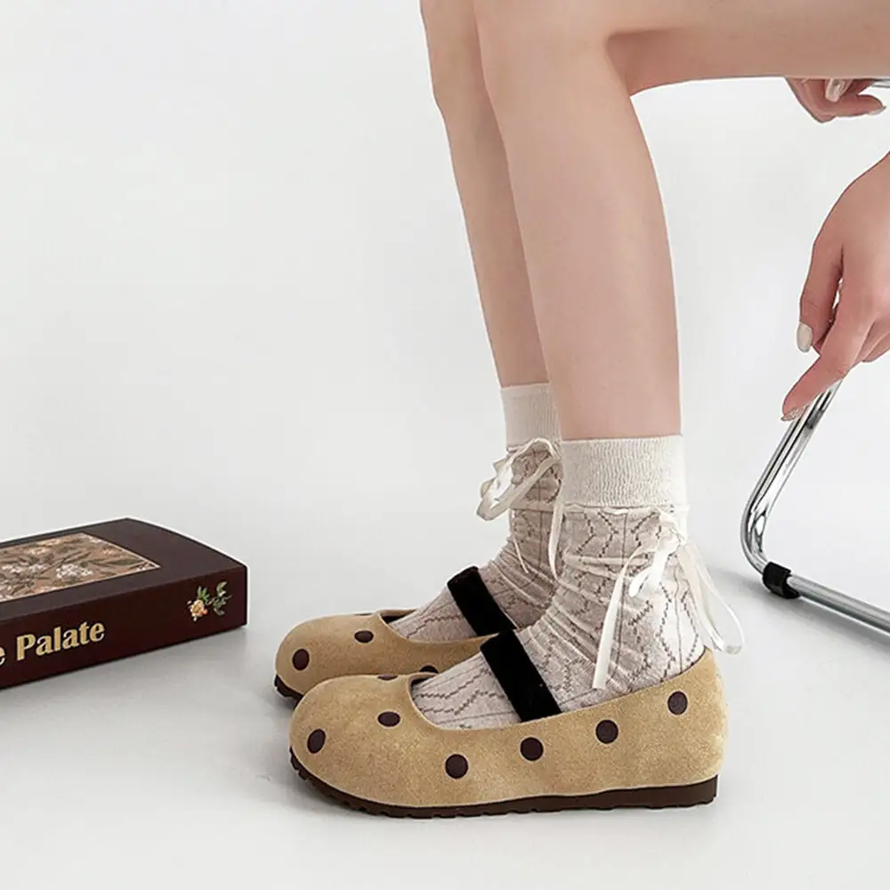 Polka Dot Ballet Sandals