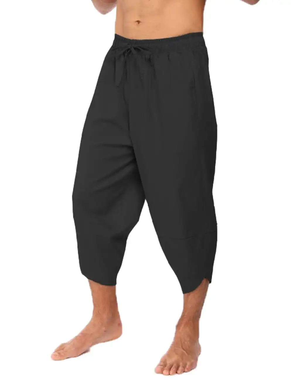 Streetwear Drawstring Waist Trousers