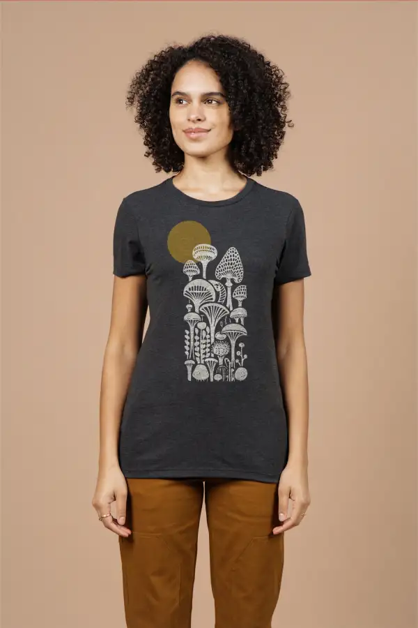 Women's Mycology Tee / Black