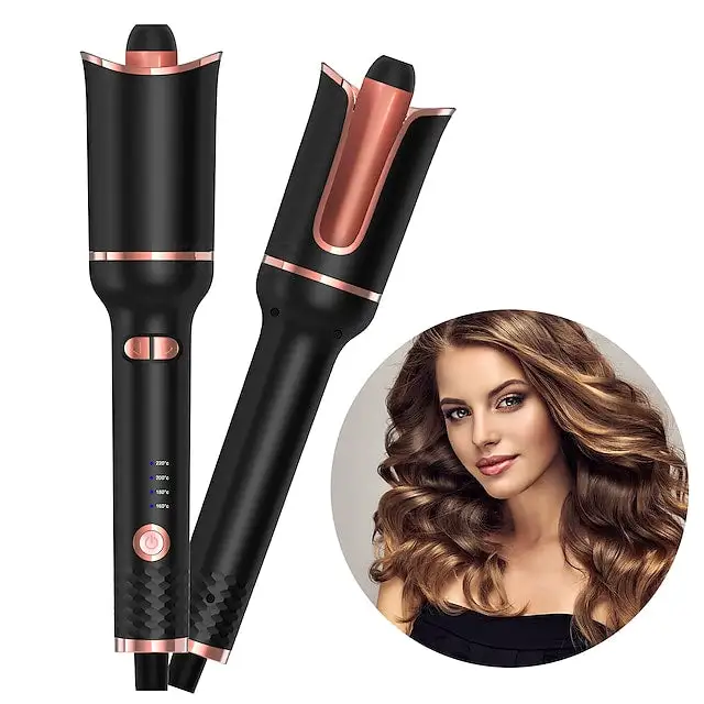 Automatic Hair Air Curler Quick Curling Iron Curls Hair Waver Tongs Rotating Hair Curling Wand Hair Waver Professional Ceramic Wave Styer Tools