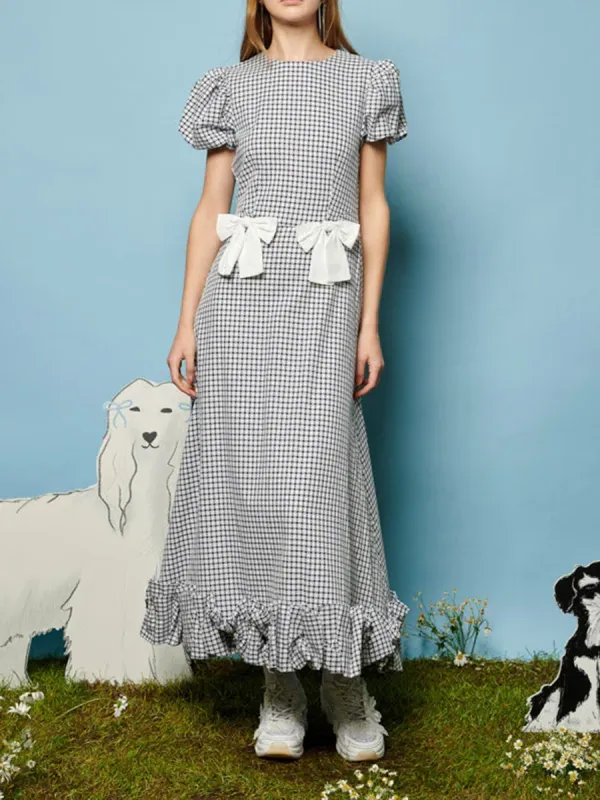 Crew Neck Midi Dress