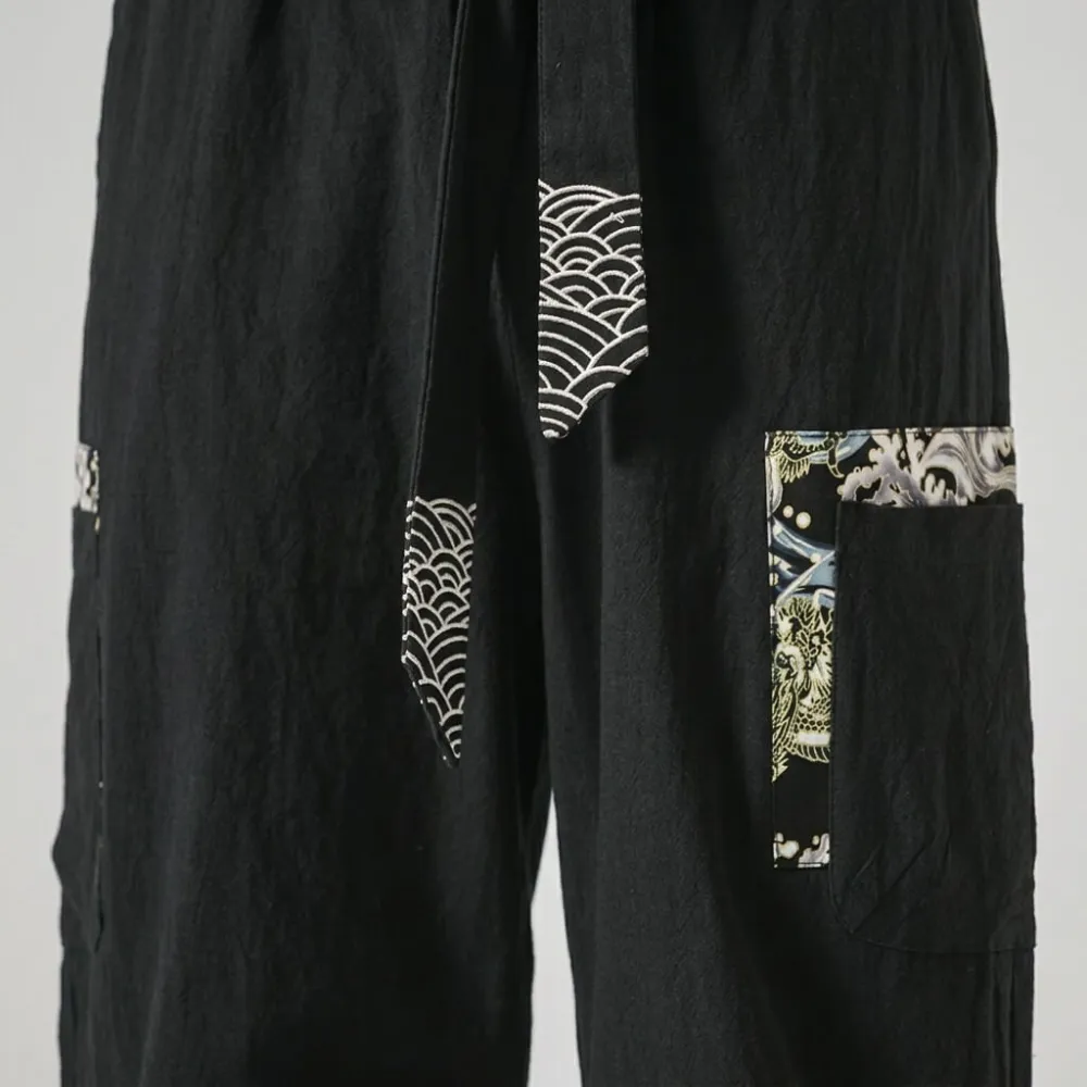 Simple Wrap Waist Pants