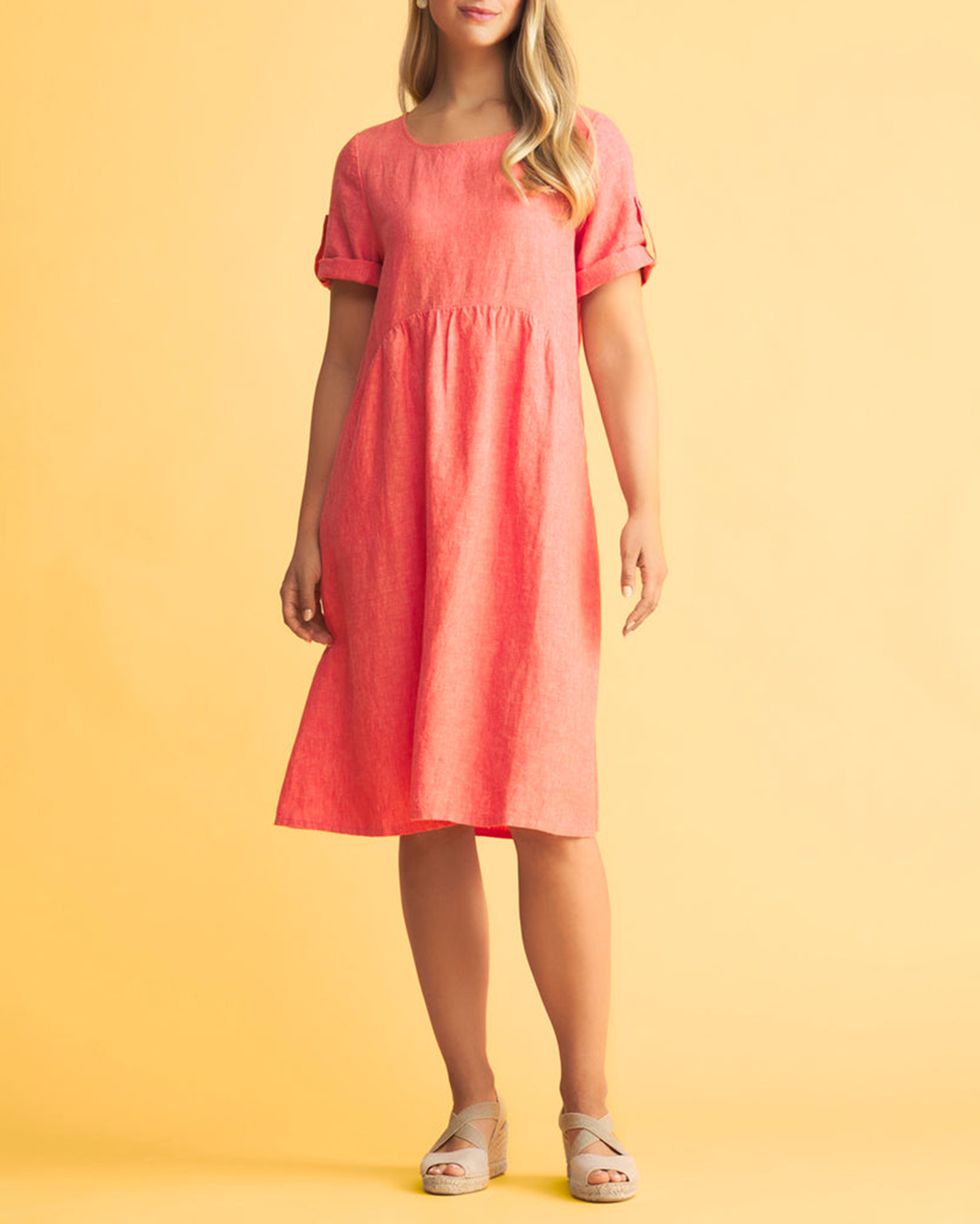 Linen Shift Dress
