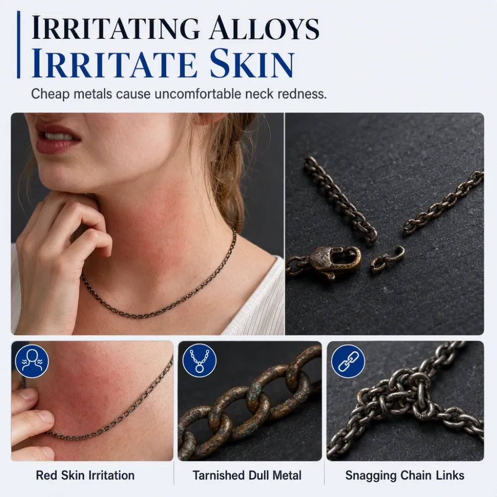 Witch Knot Zircon Necklace Light Luxury Niche High-End