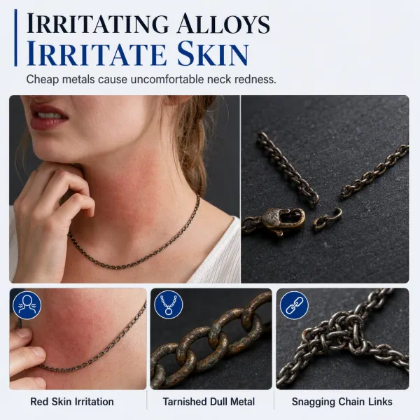 Witch Knot Zircon Necklace Light Luxury Niche High-End