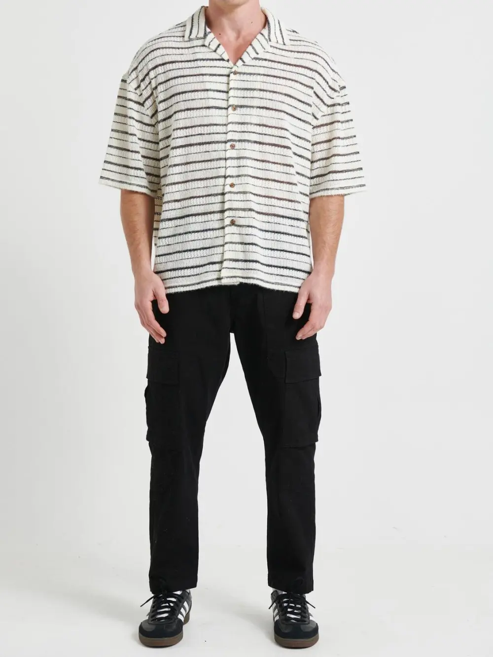 Simple And Comfortable Daily Slim Black Pant