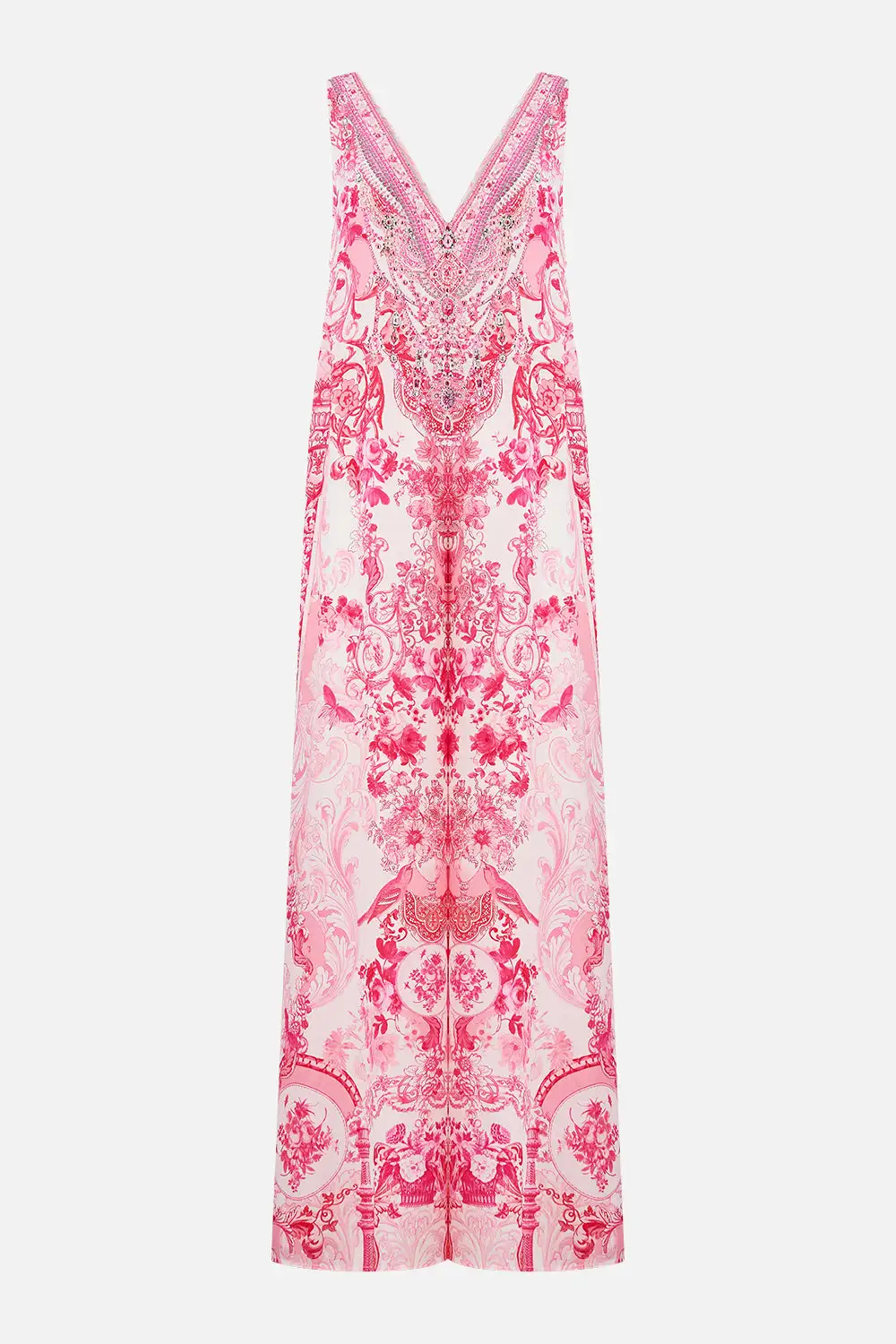 V-Neck Flared Jumpsuit