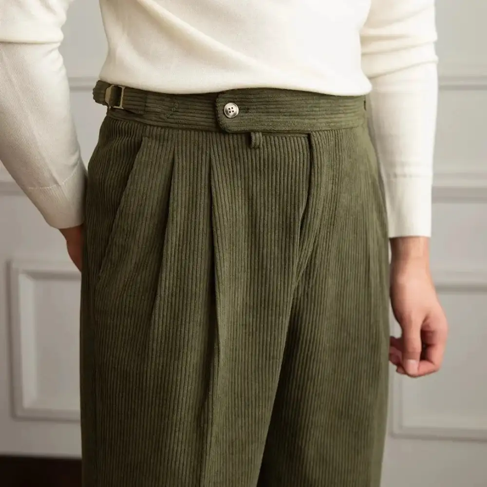 Men's Relaxed Corduroy Casual Trousers