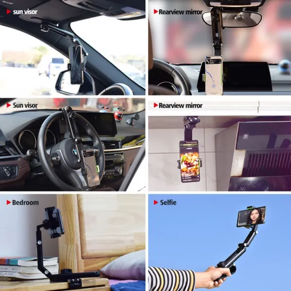 Multi functional mobile phone holder for cars