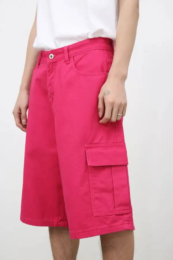 Modern Utility Cotton Blend Casual Shorts