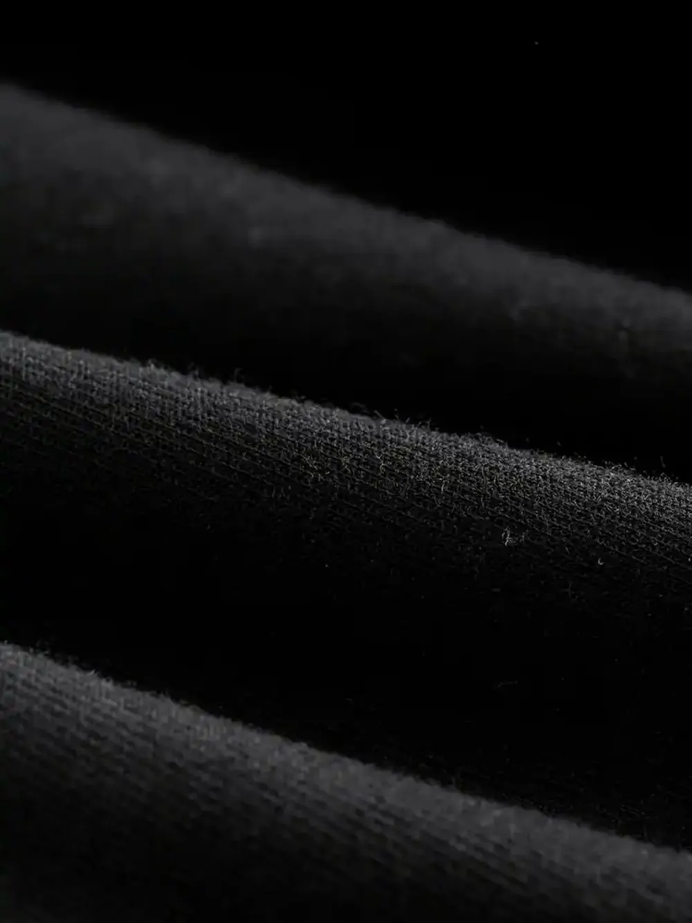 Black High-End Tapered Knitted Joggers