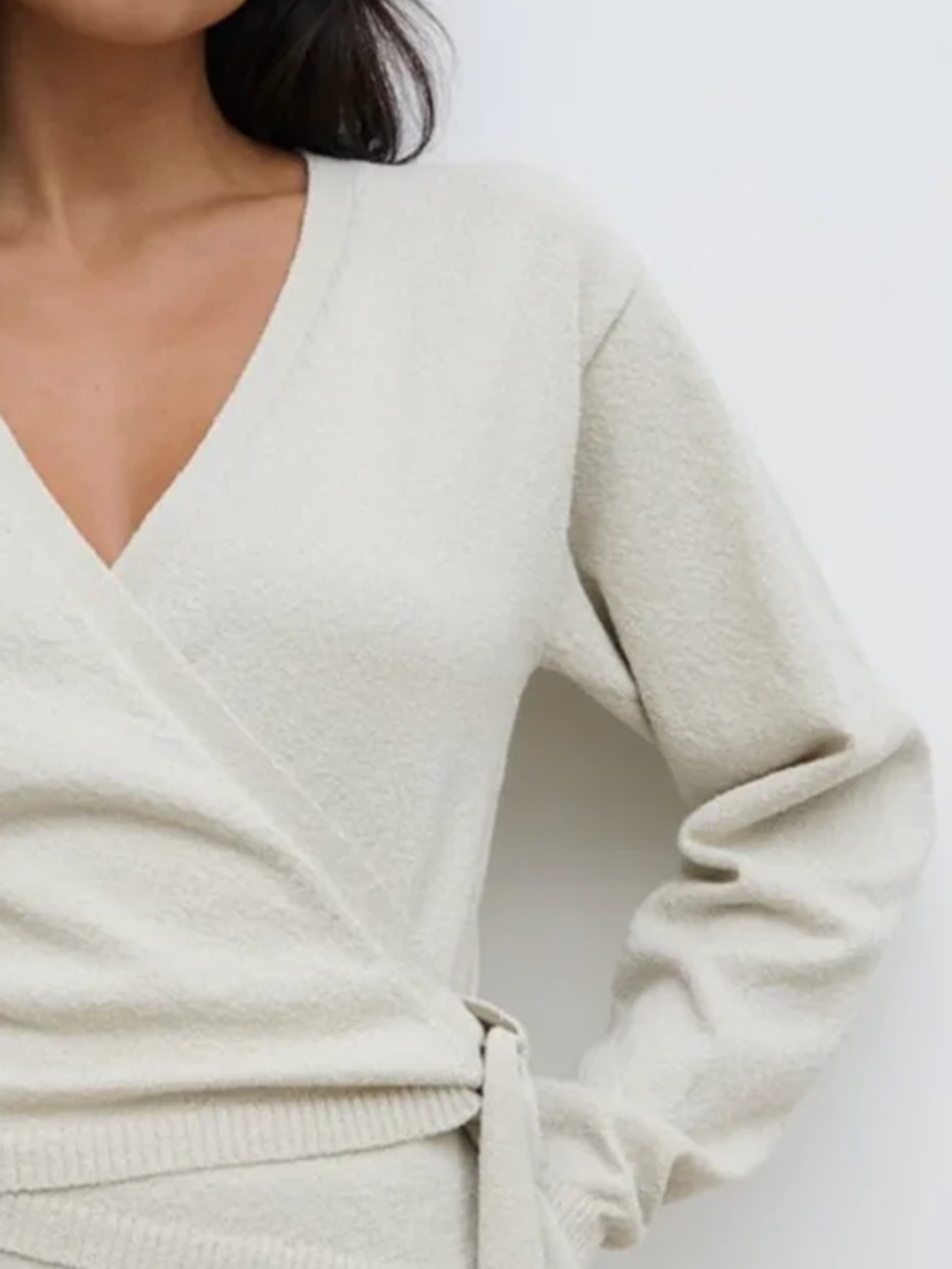Knit Wrap Top