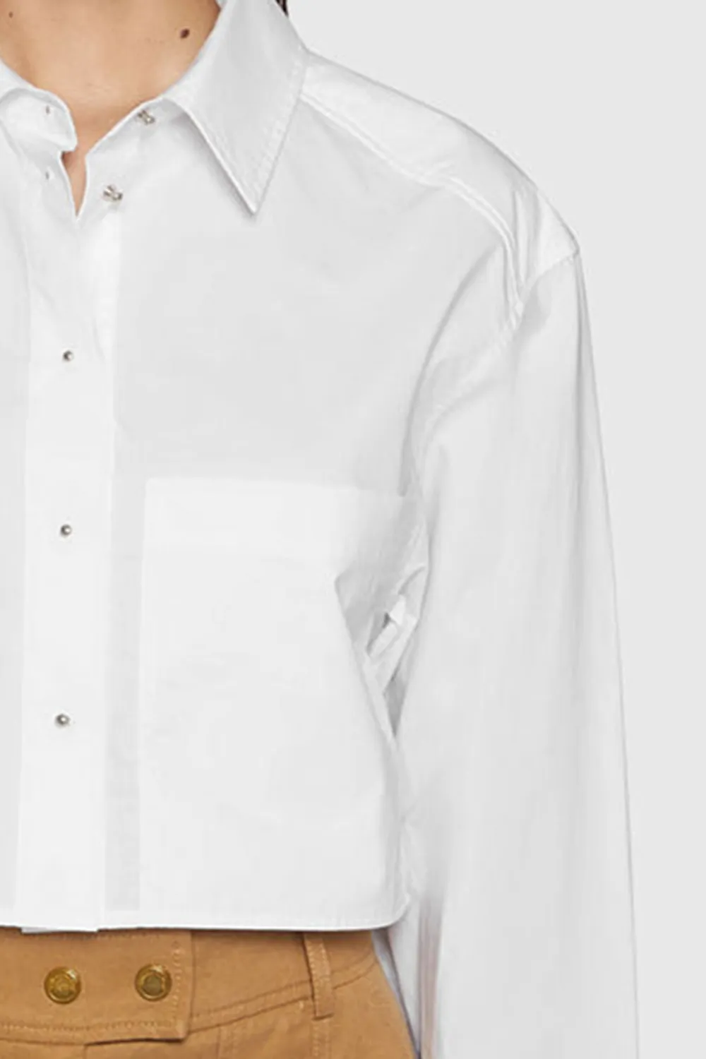 Button Front Seven-Point Shirt