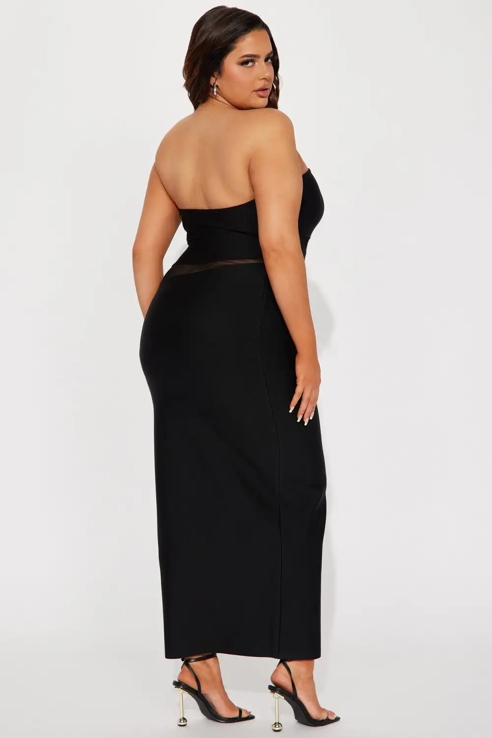 Mackenzie Bandage Maxi Dress - Black