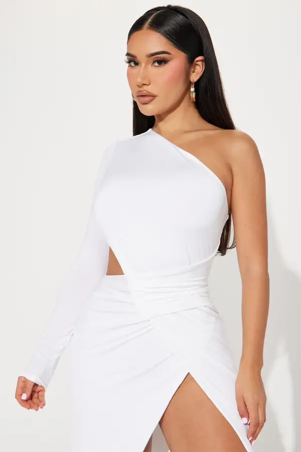 Mimi Midi Dress - Off White