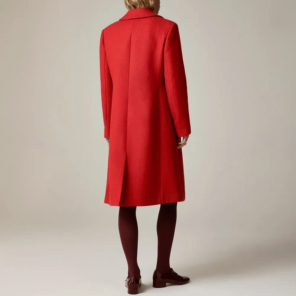 Topcoat Wool-Blend Melton