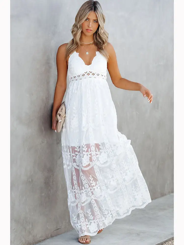 Allure Bohemian Lace Maxi Dress