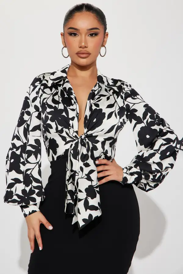 Lunch Date Dress - Black/White