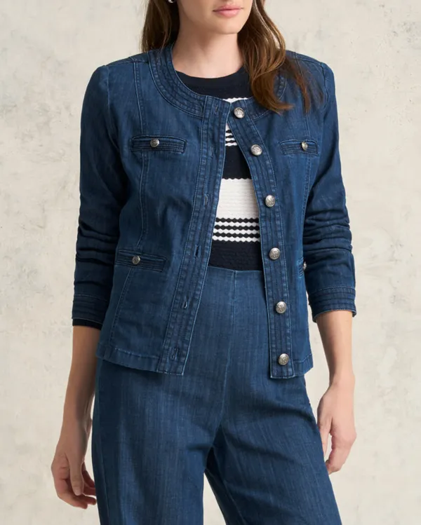 Stitch Detail Denim Jacket