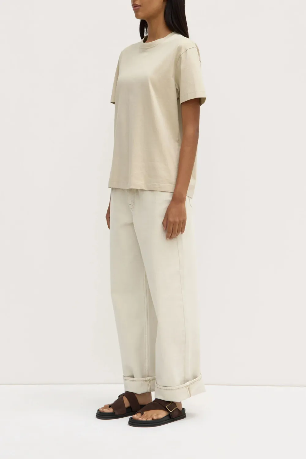 Pure Organic Cotton Round Neck Women's T-Shirt