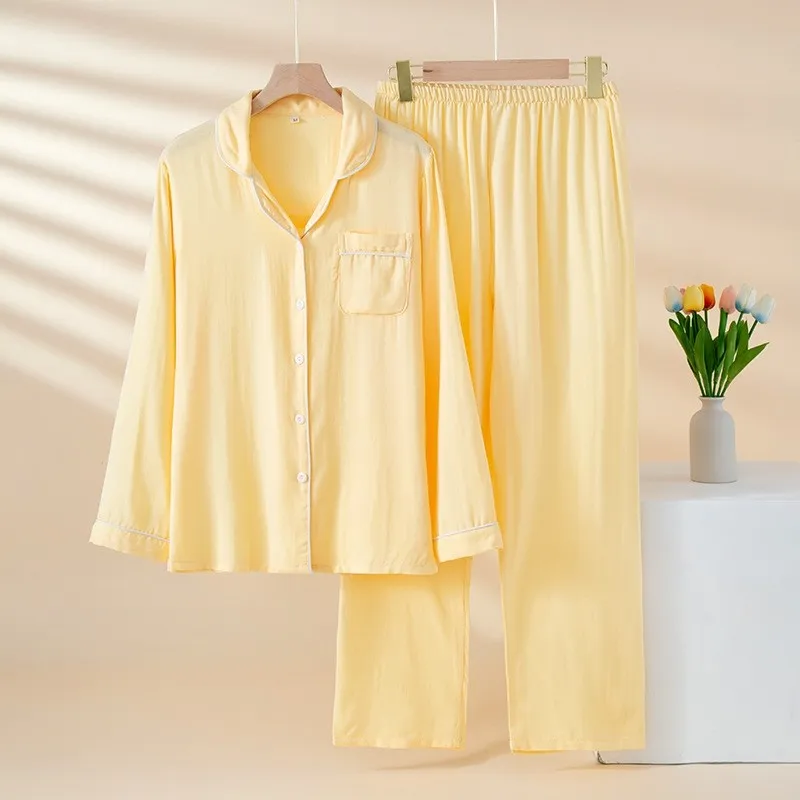 Knit Long Sleeve Pajama Set
