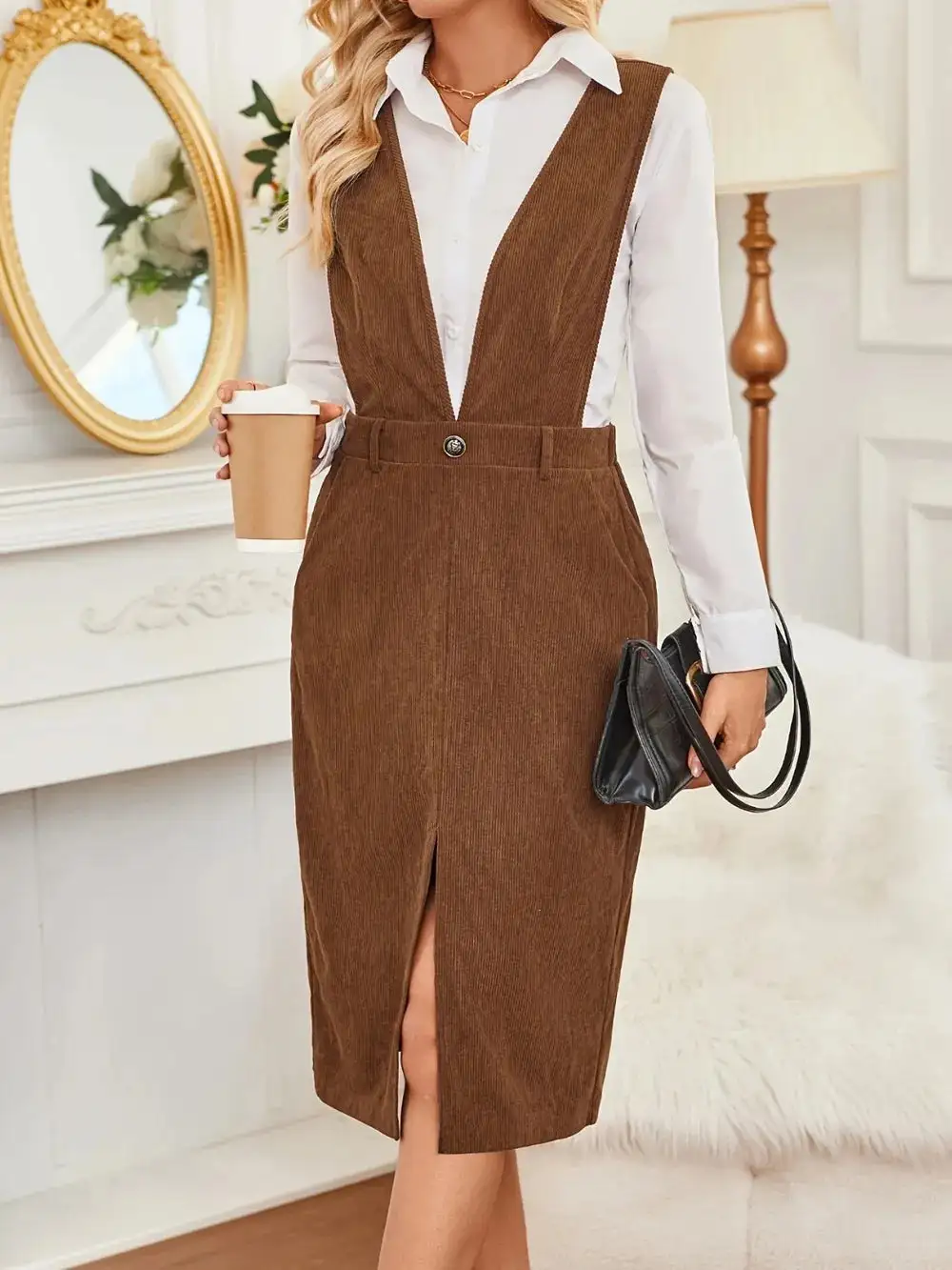 Pocket Detail A-Line Dress
