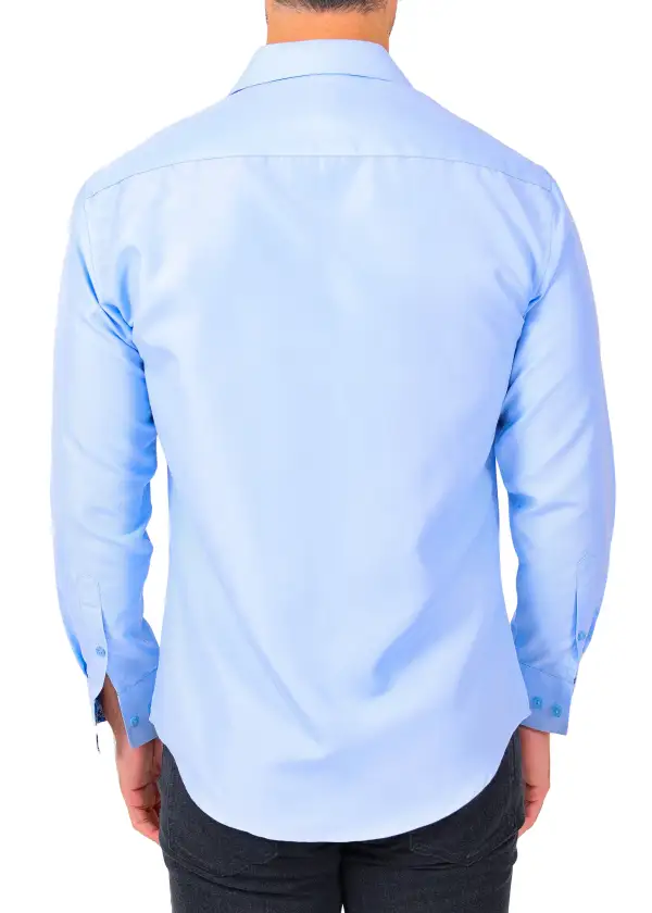 Abstract Button Up Dress Shirt