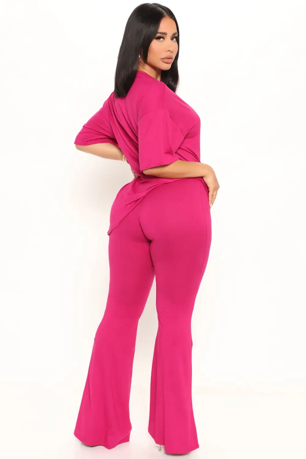 Feel A Way Pant Set - Magenta