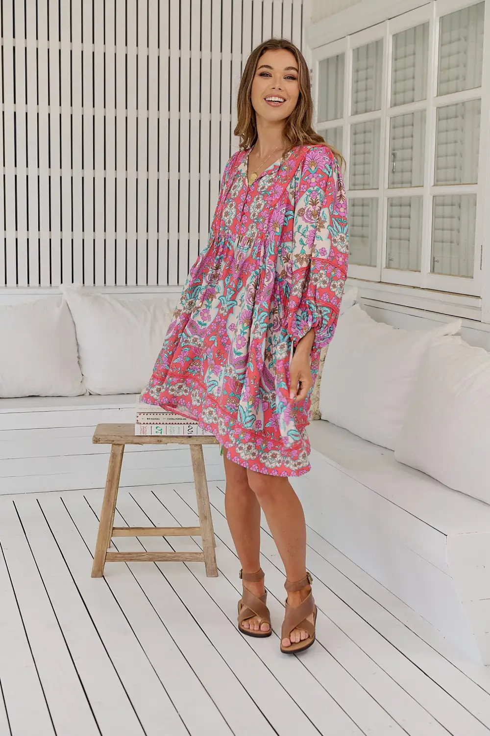 Adela Mini Dress - Daiquiri