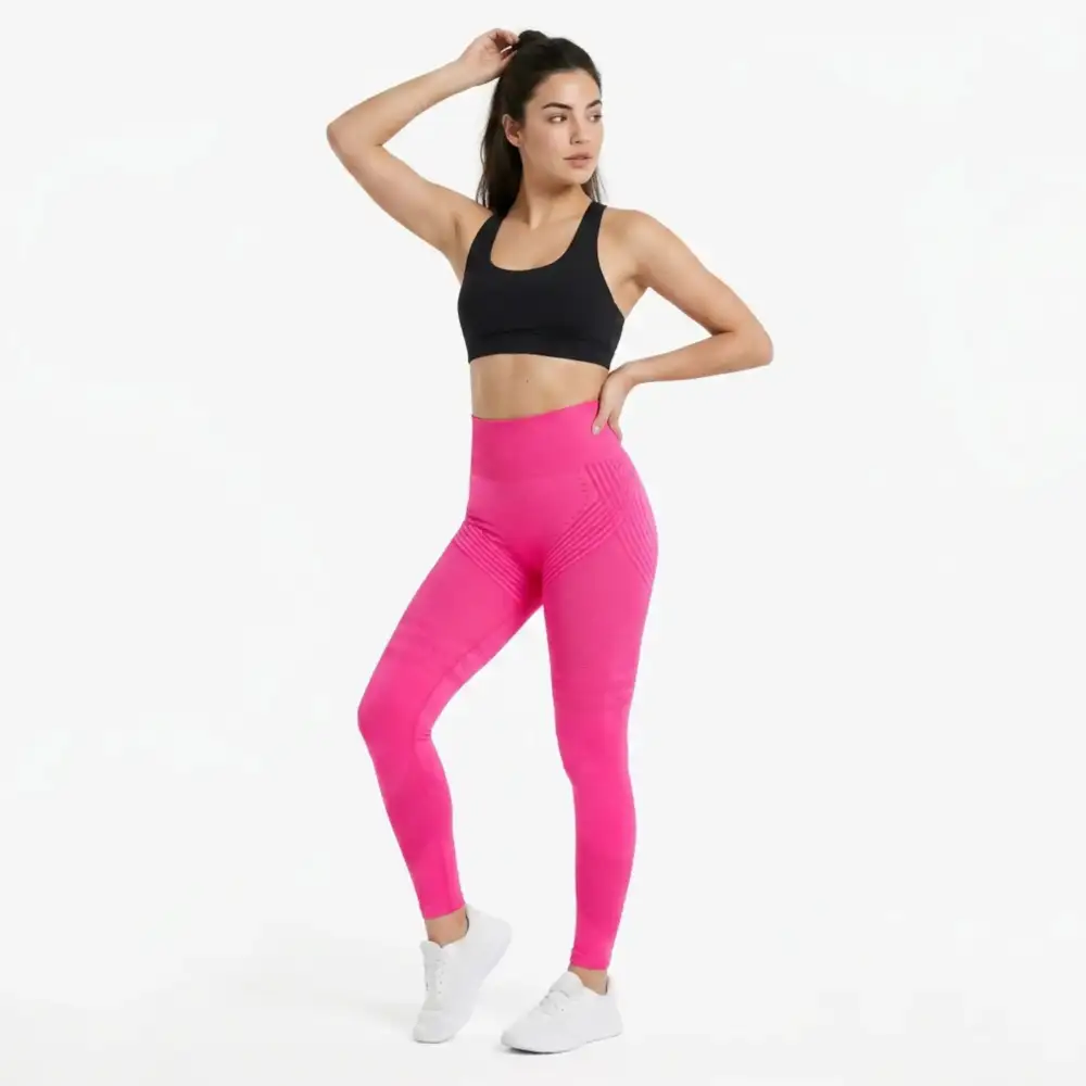 Women's 3D curved buttocks three-dimensional yoga pants