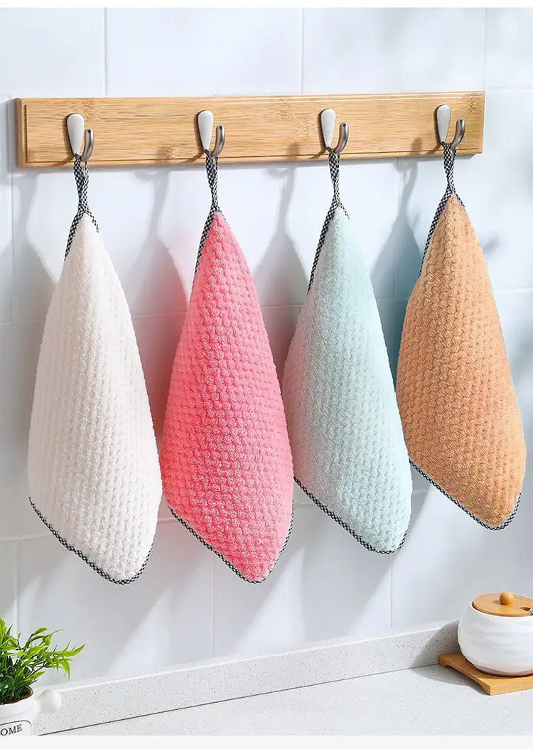 5pcs Household Kitchen Rags Gadgets