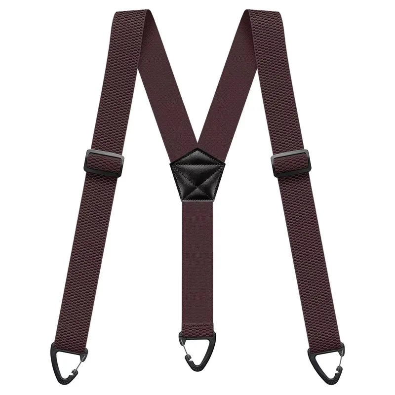 Men's X-Back Suspenders with Hook Clips