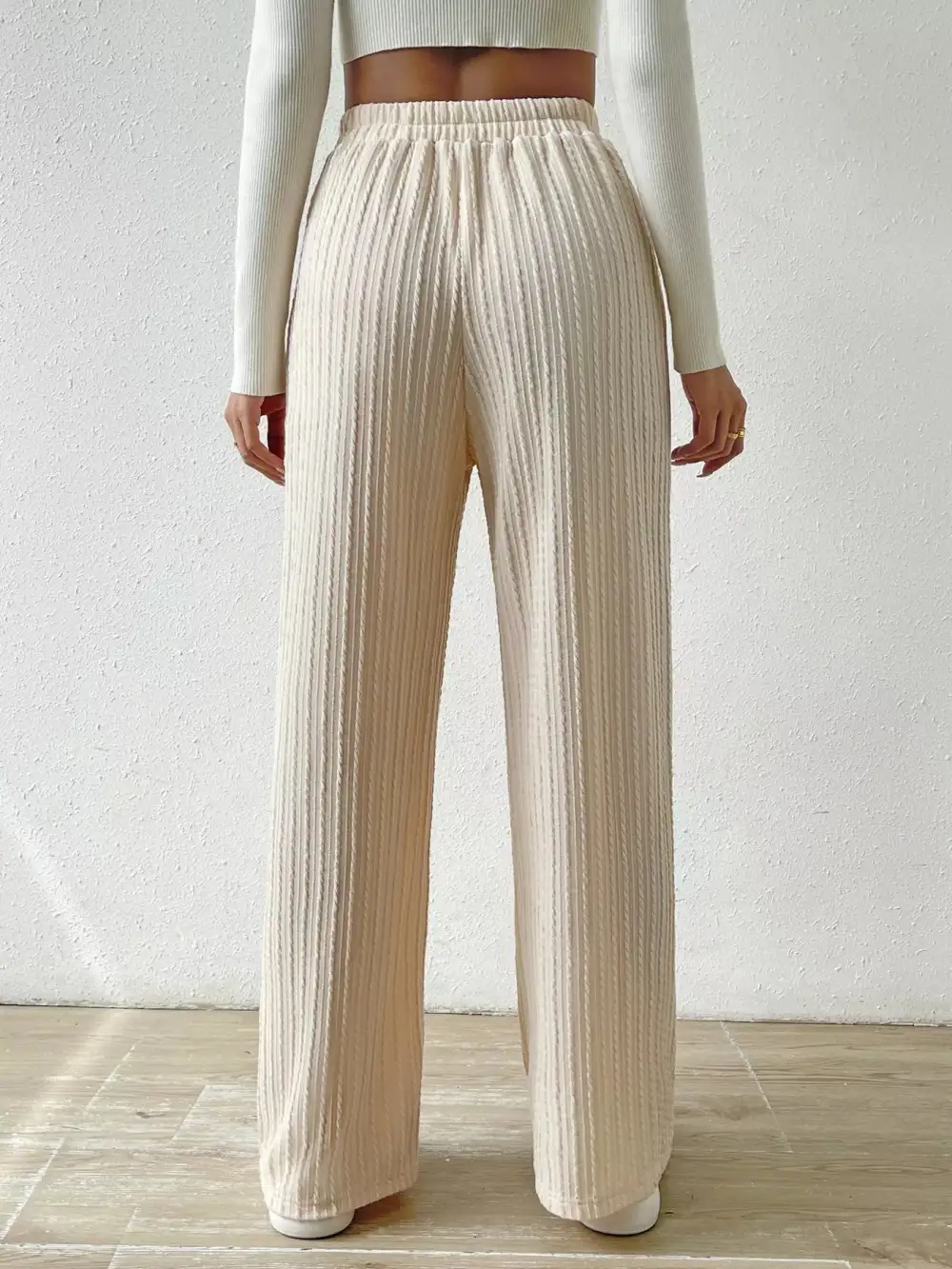 Weekend Drawstring Wide Leg Pants