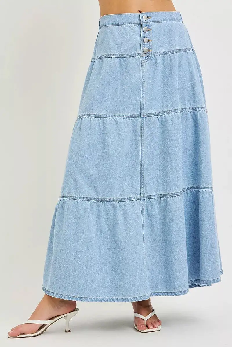 Ruffle Risen Skirt