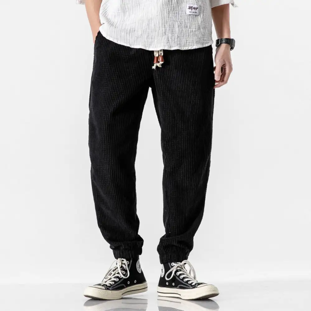 Soft Corduroy Tapered Pants
