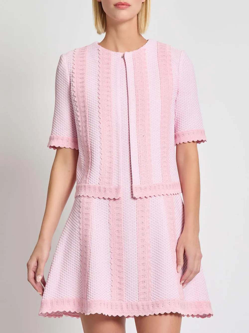 Short Sleeved Open Top Jacket