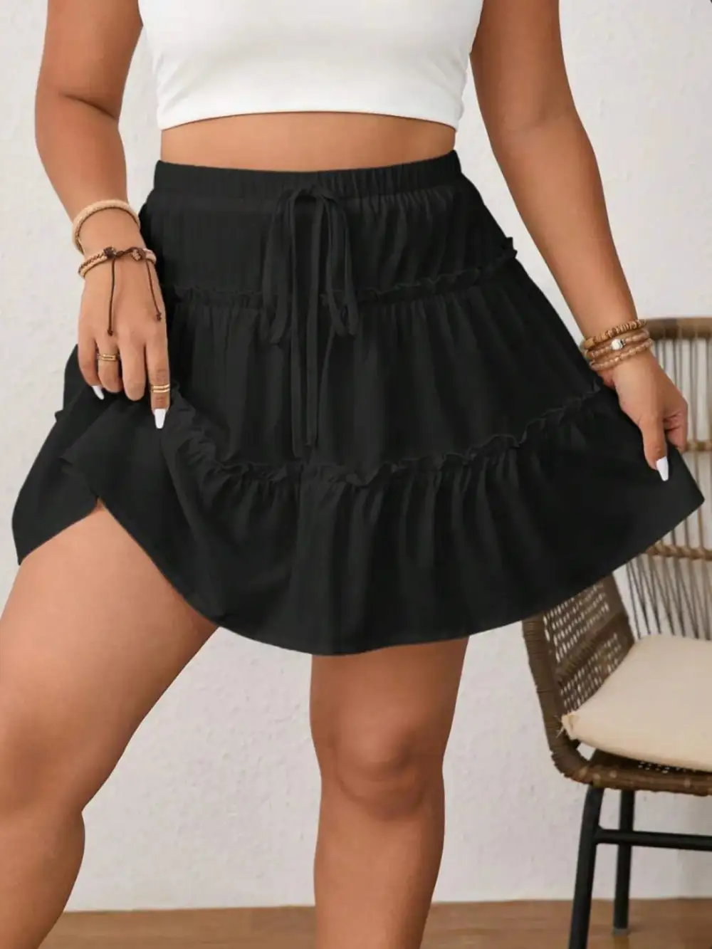 Frill Tiered Skort
