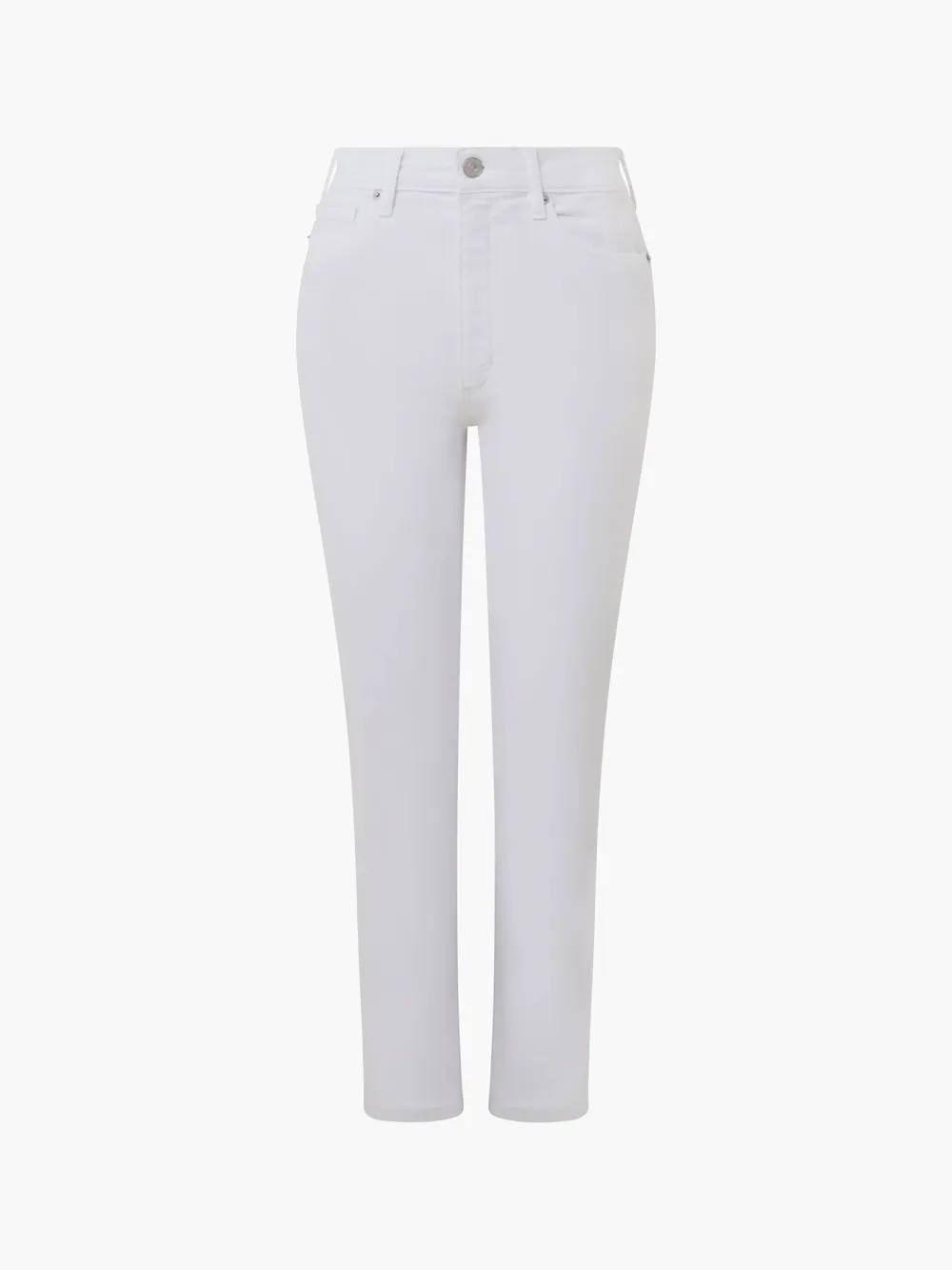 Minimalist Slim-Fit Stretch 28-Inch White Jeans