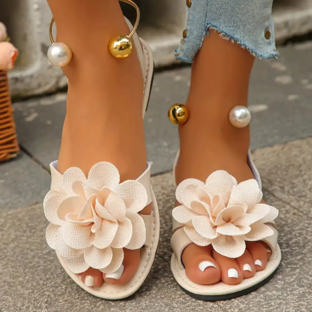 Flower Open Sandals