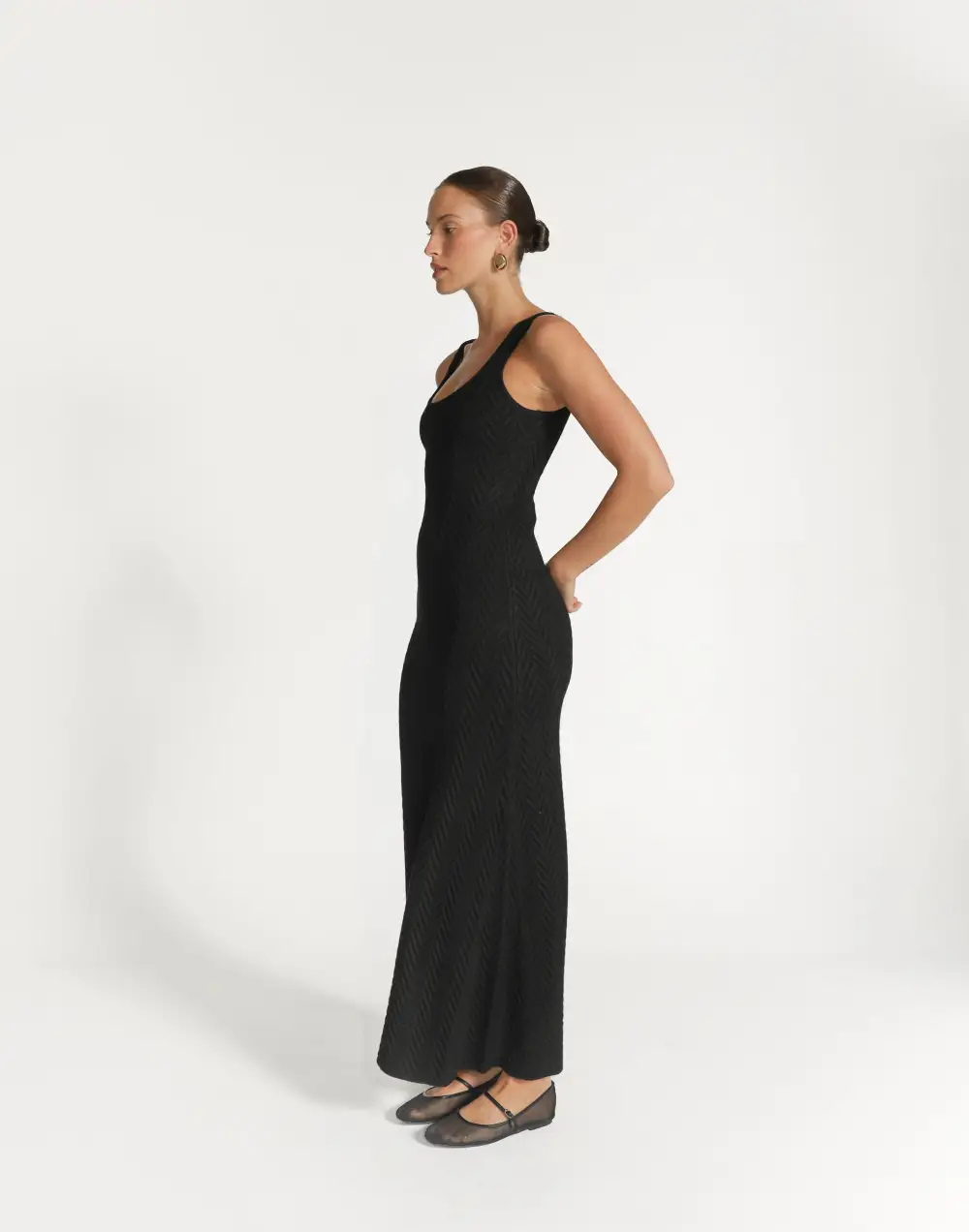 Jacqueline Maxi Dress (Black)