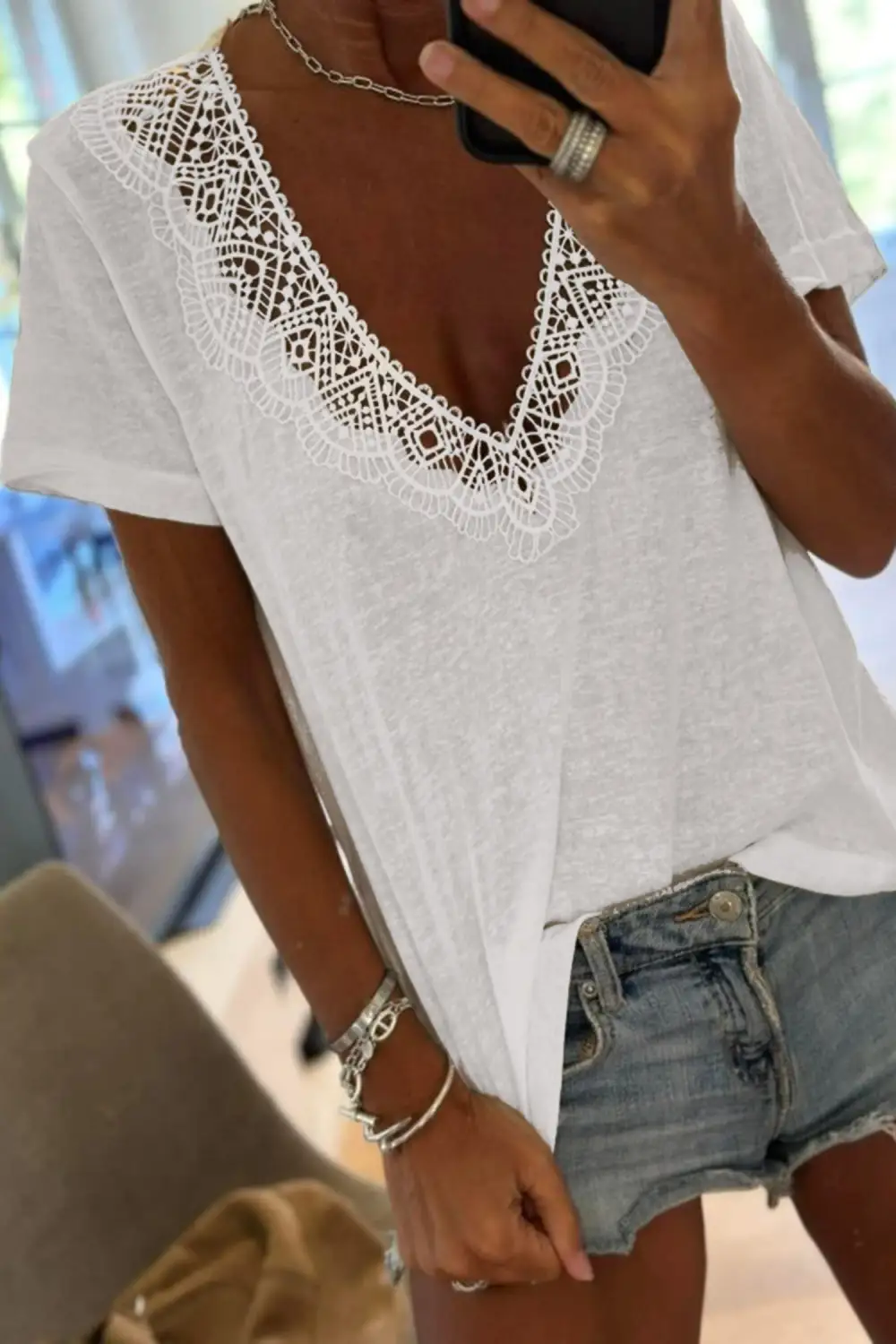 Airy Western Short Sleeve Tee