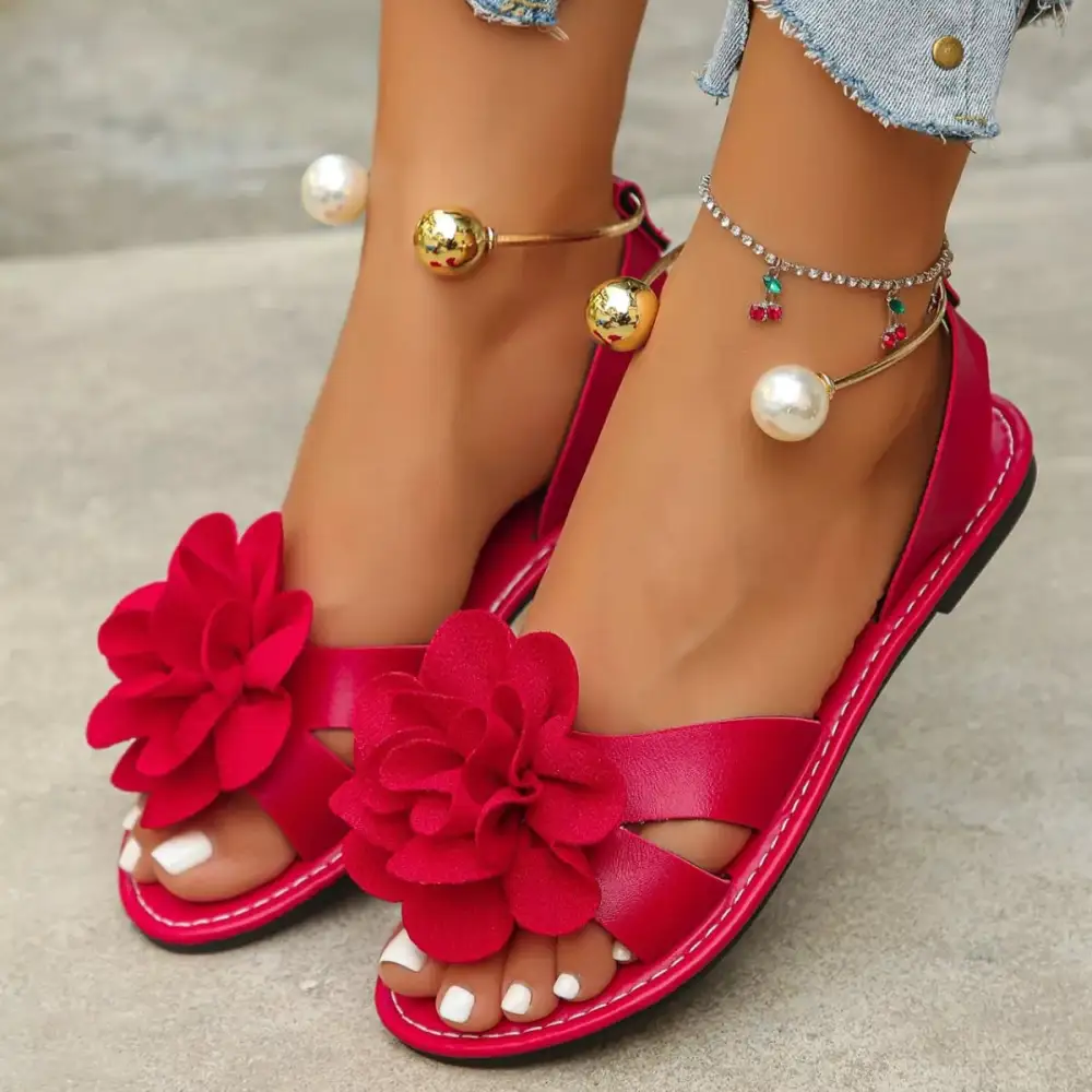 Flower Open Sandals