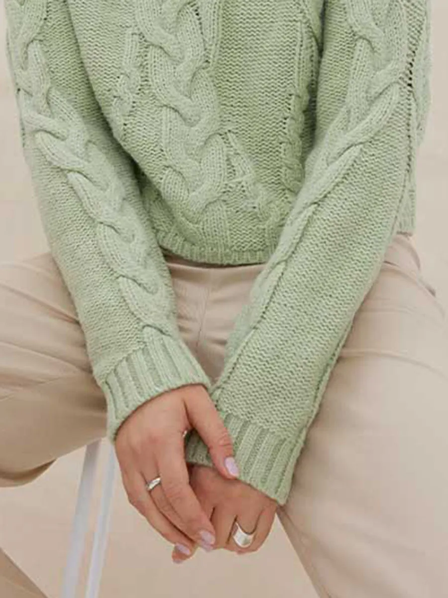 Dropped Shoulder Relaxed Fit Sweater