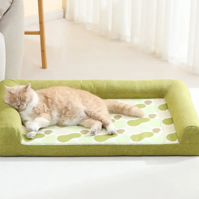 Full Support Cozy Orthopedic Bolster Dog Sofa Bed