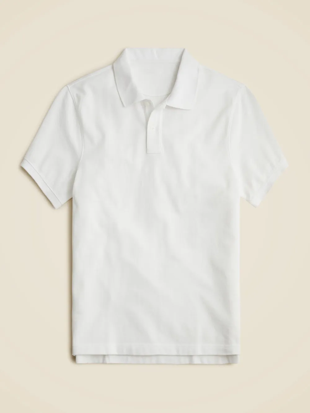 White Short Sleeve Classic Polo Shirt